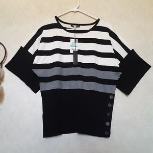 Cable and gauge black and light shirt